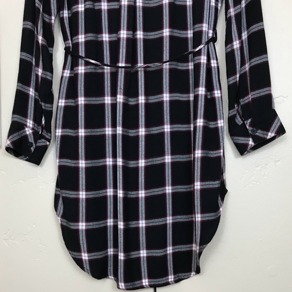SOLD! Rails “Nadine” Plaid Shirt/Dress Small - Picture 6 of 8